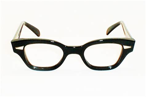 Mens Vintage Eyeglasses Frames Black Tart Optical Countdown