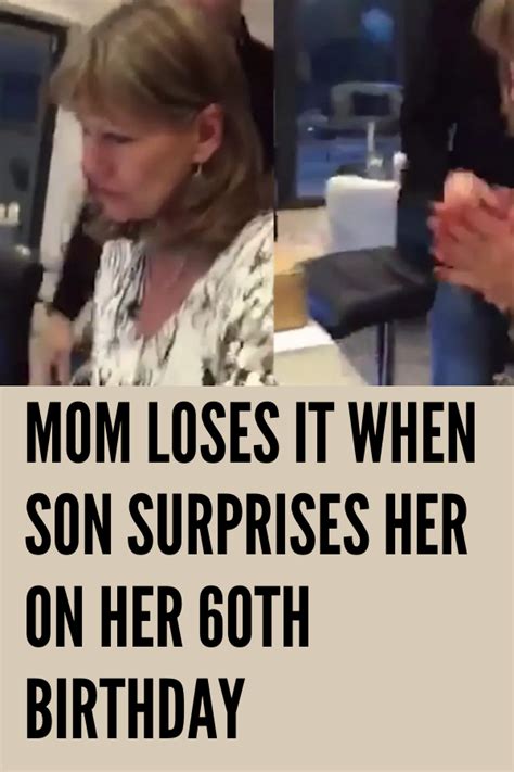 This Mom Completely Loses It When Her Son Surprises Her On Her 60th