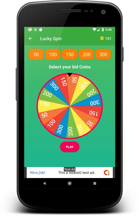 Android Spin Game App With Reward Points By Offsettech Ad Game Ad