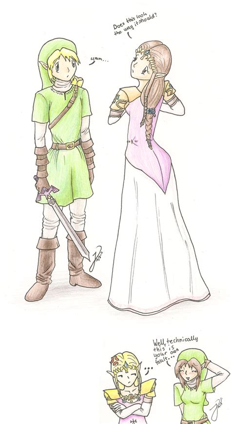 Link And Zelda Cosplay By Luaisy On Deviantart