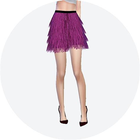 Feather Skirt At Marigold Sims 4 Updates