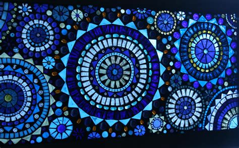 Glass On Glass Mosaic Panel Mosaic Glass Stained Glass Repurposed