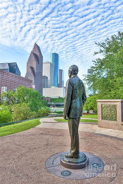 George Bush Monument In Houston2 Photograph By Bee Creek Photography