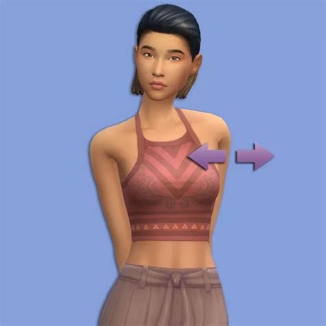 Female Chest Width Slider The Sims 4 Catalog Sims 4 Sims 4 Mods
