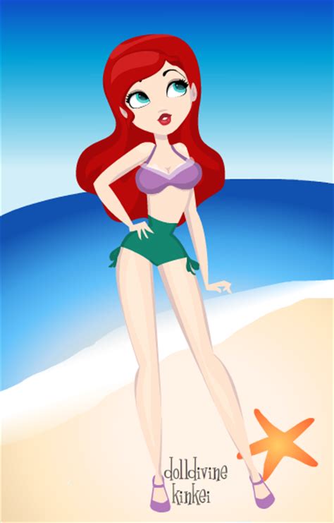 Ariel Pin Up With Dolldivine Disney Princess Fan Art 31373430 Fanpop