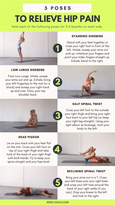 5 Best Yoga Stretches For Hip Pain Yoga 15