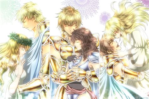 Maybe you would like to learn more about one of these? Ilias de Leo, Aioria de Leo y Regulus de Leo. | Saint ...