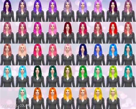 Aveira Sims 4 Nightcrawler`s Turn It Up Hair Retextured Sims 4 Hairs