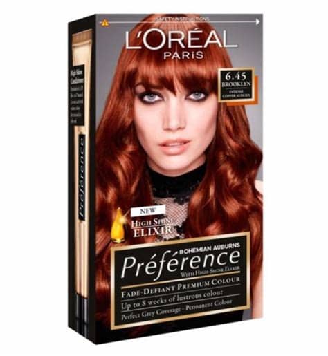 Auburn hair ranges in shades from medium to dark. LOréal Préférence 6.45 Brooklyn Copper Auburn - Boots ...