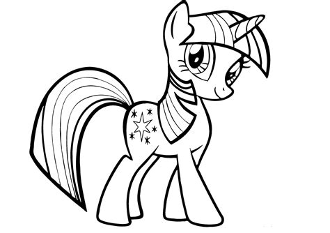 In the first time, the toy was named my pretty pony, a pony figure made by illustrator bonnie zacherle and sculptor charles muenchinger. Twilight Sparkle Little Pony Coloring Pages - My Little ...