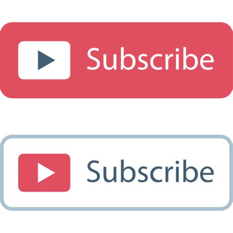 Youtube Subscribe Button Transparent Background Png Png Arts