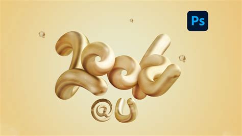 How To Create 3d Text Effect In Adobe Photoshop Intro Gold
