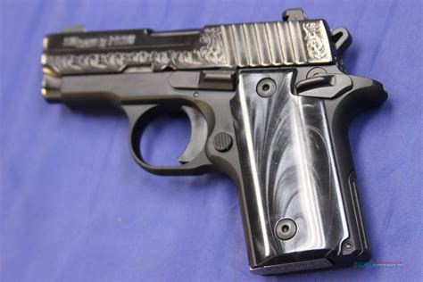 Sig Sauer P238 380 Acp Engraved Bl For Sale At