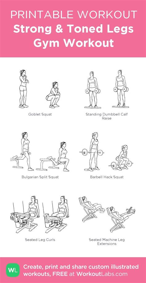 Search a wide range of information from across the web with quicklyanswers.com Strong & Toned Legs Gym Workout | Leg workouts gym, Gym ...