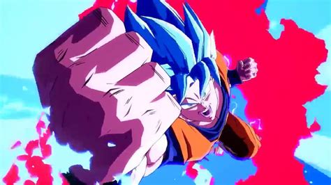 Dragon Ball Fighterz Super Saiyan Blue Gameplay Trailer Youtube