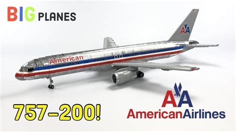 Lego American Airlines 757 Chrome Livery Full Interior Over 5000