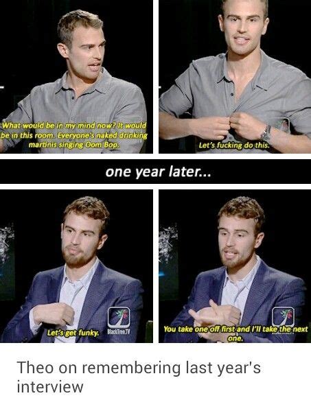 Get Funky Superhot Tumblr Stuff Theo James Divergent I Laughed