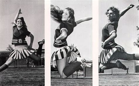60s Cheerleaders Cheerleading Vintage Photos Mini Skirts
