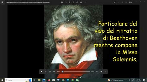 Particolare Del Viso Del Ritratto Di Beethoven Mentre Compone La Missa
