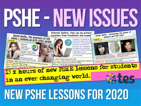 Pshe 2020 Teaching Resources
