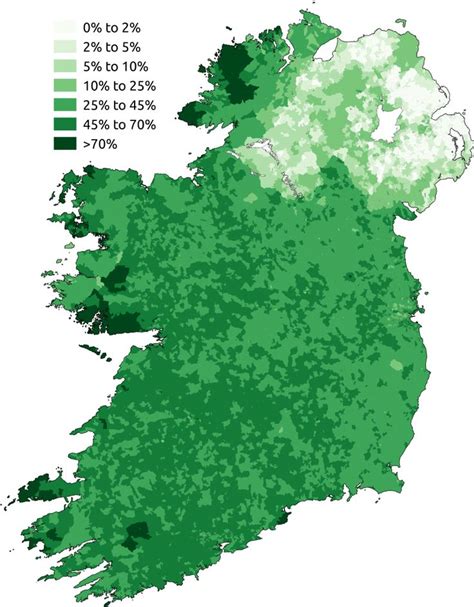 Maps On The Web Irish Language Ireland Irish