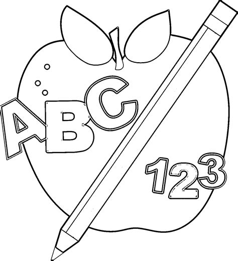 Abc 123 Clip Art Library