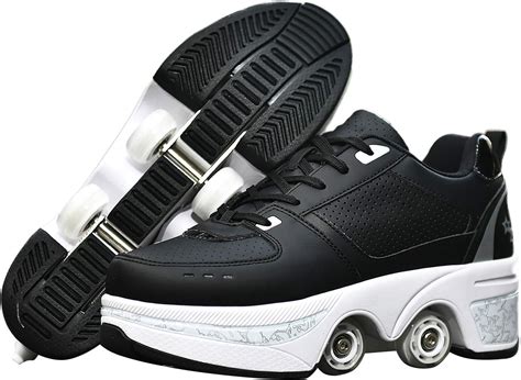 Dytxe Deformation Roller Shoes Women Automatic Walking Shoes Invisible Roller