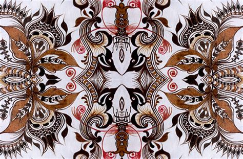 21 Wallpaper Motif Batik 3d