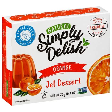 Simply Delish Orange Jel Dessert Shop Baking Ingredients At H E B
