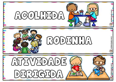 Total Imagem Modelo De Rotina Para Educa O Infantil Br