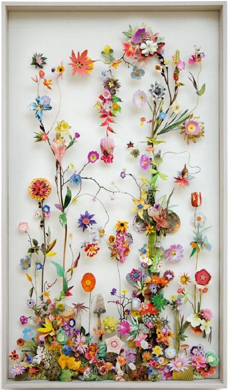 Resin art describes the art form of creating art objects with epoxy resin. Flower Collages by Anne ten Donkelaar - ArtisticMoods.com