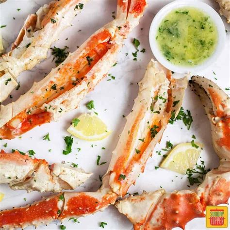 Everyone At The Table Will Love These Steamed Crab Legs Its A Rich