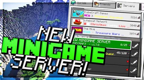 Find the best minigames minecraft pocket edition servers on our website and play for free. NEW MINIGAME SERVER for Minecraft Pocket Edition! - YouTube