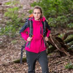 New Hot Women Jackets Outdoor Clothing With Pocket Soft Warn Material