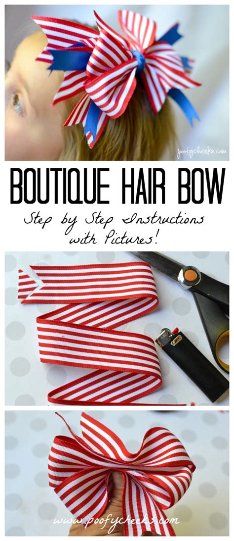 Hair Bow Tutorial With Step By Step Instructions And Pictures