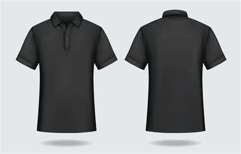 3d Black Polo Shirt Mock Up 19935483 Vector Art At Vecteezy