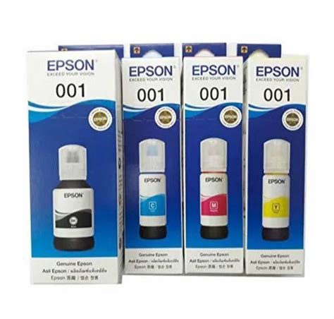 Epson 001 Ink 4 Colors For L4150l4160l6160l6170l6190 Set Of 4