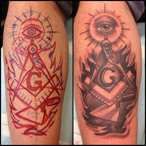 90 Masonic Tattoos For Freemasons Video Masonicfind Masonic Tattoos Freemasonry Freemason