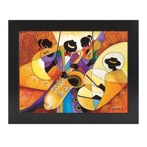 All That Jazz Framed Painting Print In 2021 African American Artwork