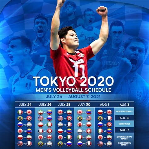 28 de julho de 2021 às 13:58. Tabela de jogos de vôlei da Olimpíada de Tóquio 2020 é ...