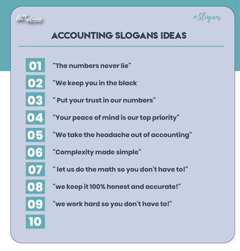 Best Accounting Slogans Taglines Tiplance