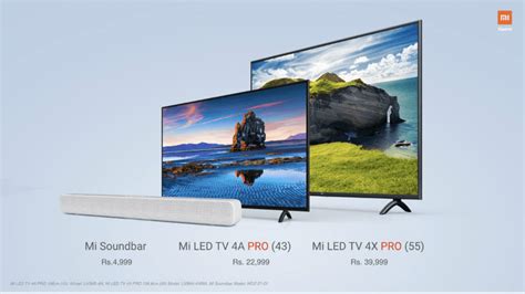 Xiaomi Launches New 43 Inch And 55 Inch Mi Tv Models With Android Tv In