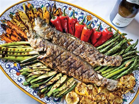 Grilled Whole Mediterranean Sea Bass