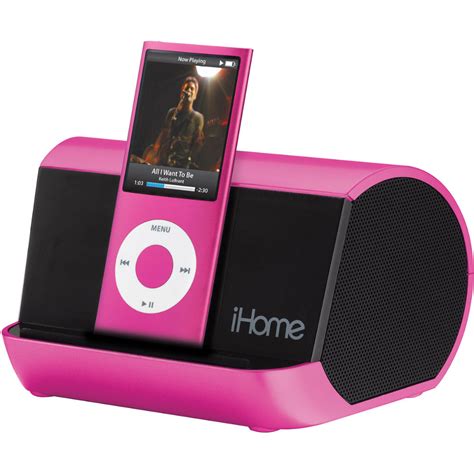 Ihome Ihm10p Portable Mp3 Player Stereo Speaker System Ihm10p