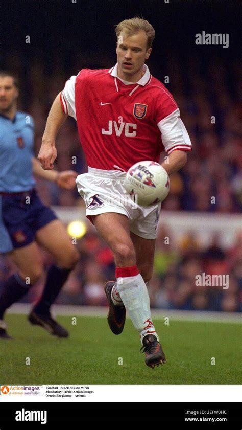 Sport Football Action Dennis Bergkamp Hi Res Stock Photography And