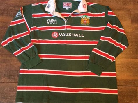 Cotton Traders Leicester Tigers Rugby Shirt Smartwatch 389rj1