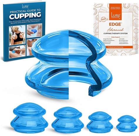 Lure Essentials Edge Stackable Silicone Cup Therapy Set Cup Therapy Set