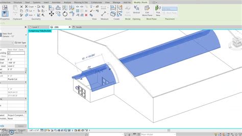 Making And Extrusion Roof In Revit Youtube