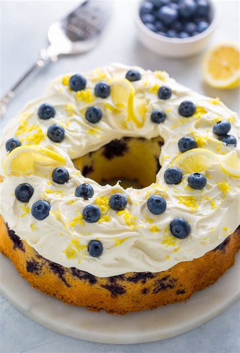 Lemon Blueberry Bundt Cake Baker By Nature
