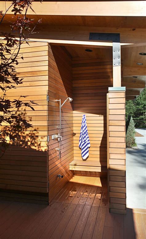 10 Excellent Examples Of Outdoor Shower Designs Contemporist